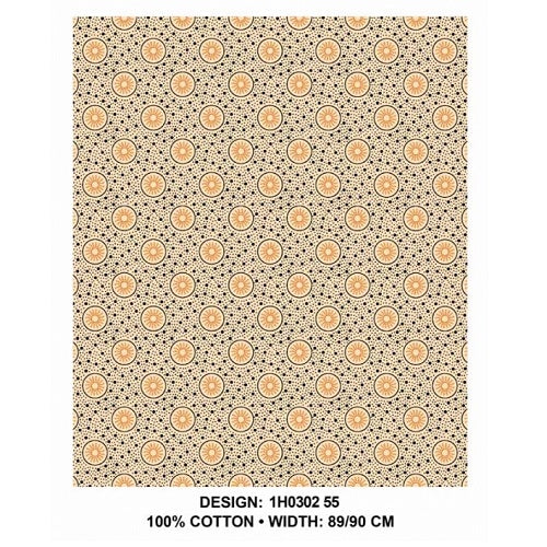 3 Cats Fabric - CW55 - Cream