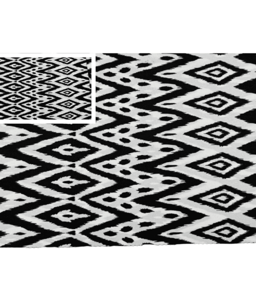 Printed Mini Matt 150cm - Xhosa Prints 7 - White